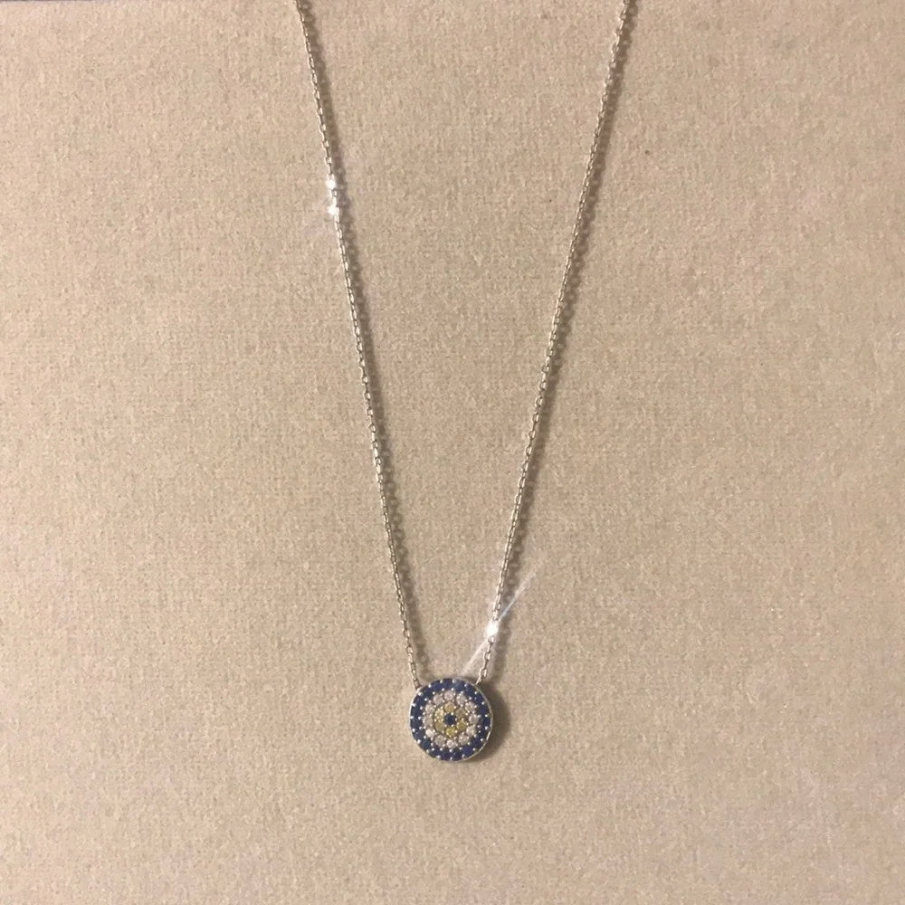 Evil Eye Crystal Necklace - Picture 1 of 2